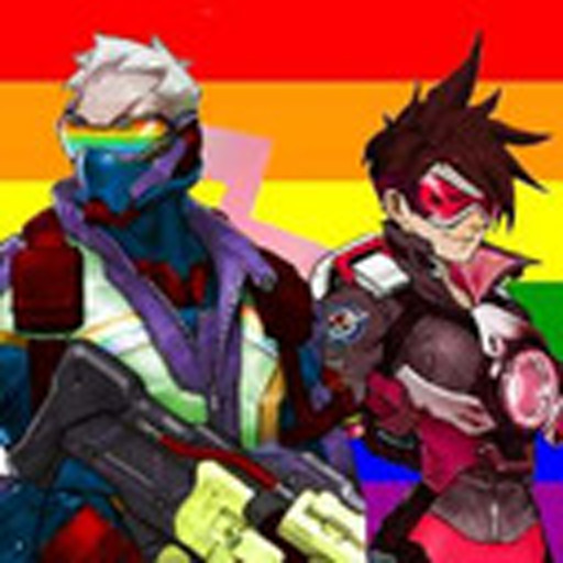 overwatch-pride-edits: Angel Lesbian Asp Pharah (flag by @prideiicons