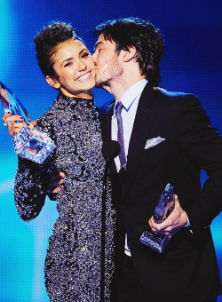 iansmolderholic:   Nina Dobrev and Ian Somerhalder, winners of