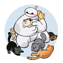 aussieandamerican:  I either want a kitten, a BayMax, both, or