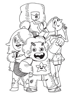 jacoblivengood:  Steven Universe - 9 x 12 pen / paper