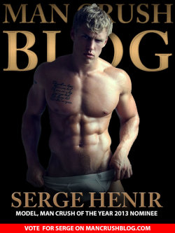 mancrushoftheday:  Vote for Serge Henir as Man Crush of the Year