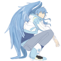 dramaticaldesire:  “Idk I want Aoba to have big fluffy blue