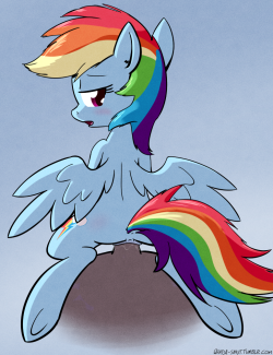 Why not make the first official post on this blog rainbow-butts?