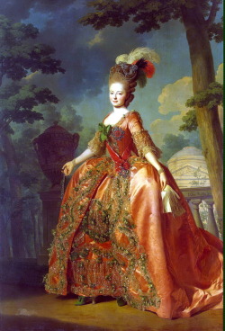 artisticinsight:Portrait of Grand Duchess Maria Fiodorovna, 1777,