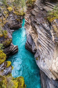 visitheworld: Johnston Canyon in Banff National Park / Canada