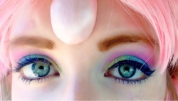 cronuseatsbabies:  My makeup for Pearl on the last day of AMA
