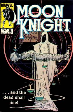 comicbookcovers:  Moon Knight #38, July 1984, cover by Mike Kaluta