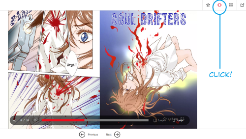 Did you know that you can read Soul Drifters in manga view? Just