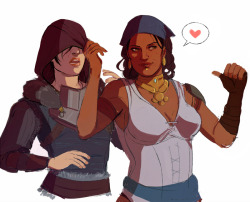 raviesbar:  back at it again with more isabela n hawke