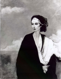 una-lady-italiana:  Portrait of Ida Rubinstein by Romaine Brooks
