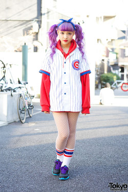 tokyo-fashion:  Always-fun 18-year-old Ezaki Nanaho on the street