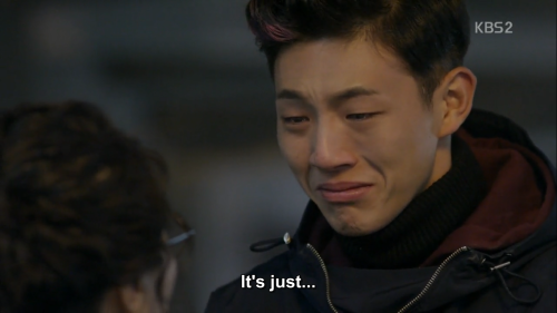 kdramafeed:   Gosh. Why am I crying when itâ€™s so funny? This is embarrassing. 