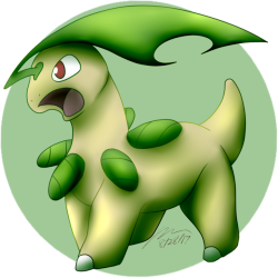 living-pokedex: #153 - BayleefCategory -  Leaf PokémonType