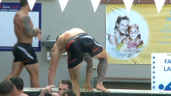 roscoe66:  Sonny Bill Williams emerges from the pool with the