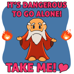 insanelygaming:  It’s Dangerous to go Alone Created by JDavis1186