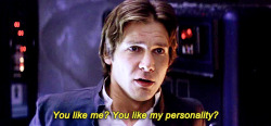 theprincessleia:  incorrect star wars quotes   - han and leia,