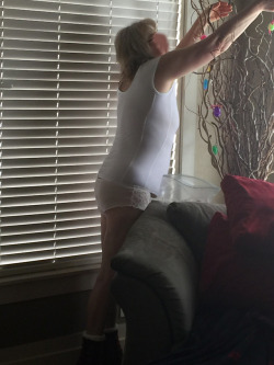 allmymilf:  2018.03.18, Hanging some Easter Eggs on the branches