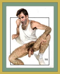 gayartplus: In my first art series we explore the very homoerotic