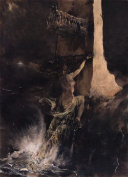 fleurdulys:  Study for Andromeda II - Denis Forkas Kostromitin