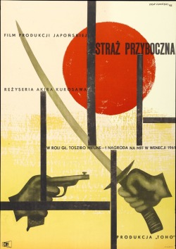 foreignmovieposters:  Yojimbo (1961). Polish poster, designed