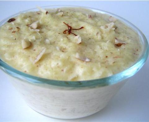 Rice Almond Pudding