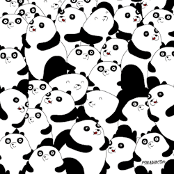 foxadhd:  panda flash mob  