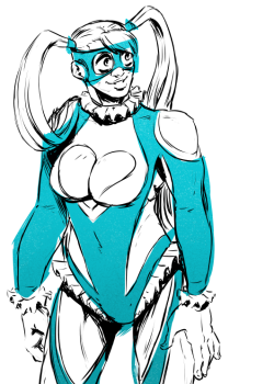 anderjak-creations:  Rainbow Mika, my fight wife. 