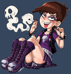 therealshadman:  I drew Luna Loud, the loudest of them all. [My