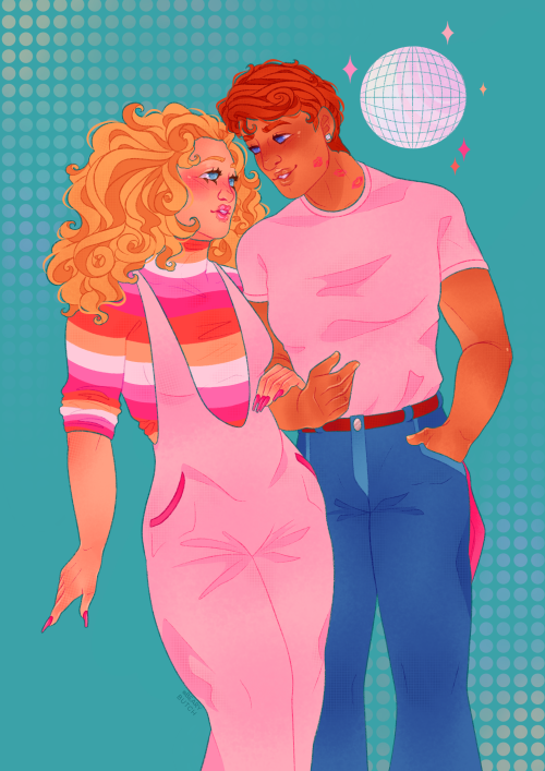 bearybutch:barbie and ken…but make them butch n femme! image