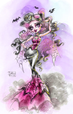 darkodordevic:  My fun illustration of beautiful Monster High
