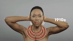 afro-textured-art:  ghettablasta:   100 years of Black Beauty
