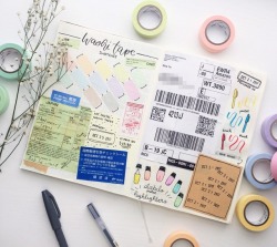 academiix:  athenus:  [ a spread about my latest stationery haul