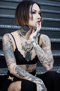 thatattoozone:  Samantha Knoxx