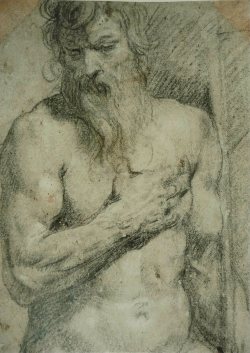 monsieurlabette:    Paris Bordone, Male Nude, c. 1530  