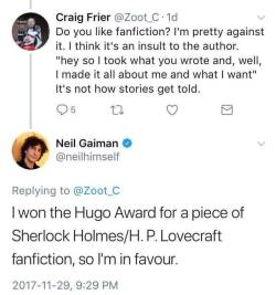 geekkhaleesi:  queer-deadpool: Neil Gaiman y'all 🔥  Who hurt