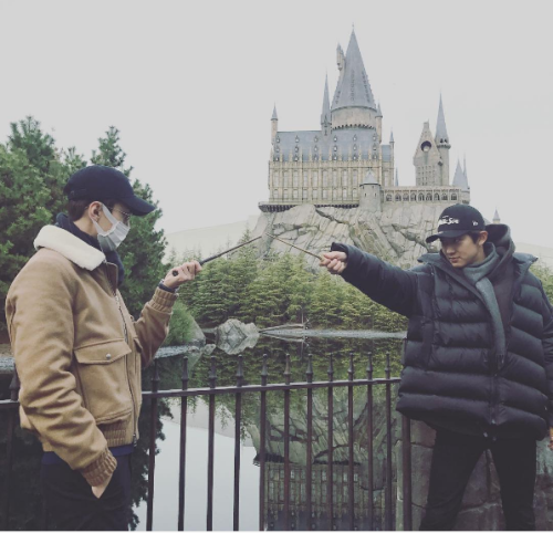 sxhuns:  the many instagram adventures of park chanyeol and oh sehun - 2016 edition
