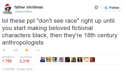 rad-feminism:  Text: lol these ppl “don’t see race” right