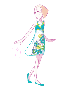 midorieyes:  I’m doing a collection of the Gems in spring dresses.