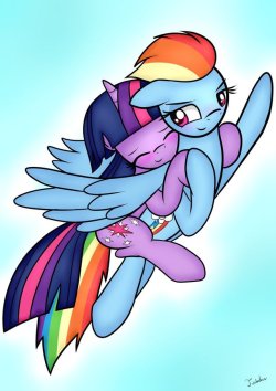 twidashlove: Rainbow knows she gives the most awesome rides.