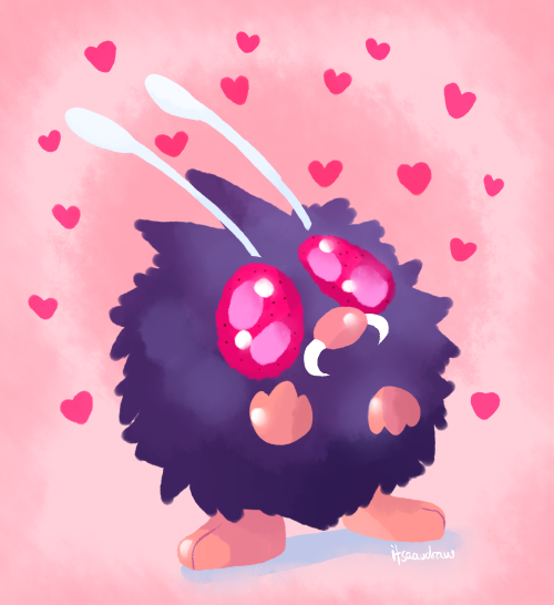 itsaaudraw:Venonat used ATTRACTd…did it work? 