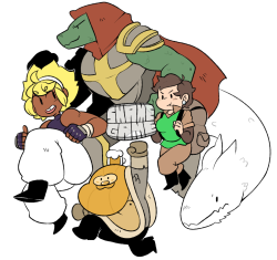 haczeynsfw:  gats:  a quick drawin’ of a d&d group i’m