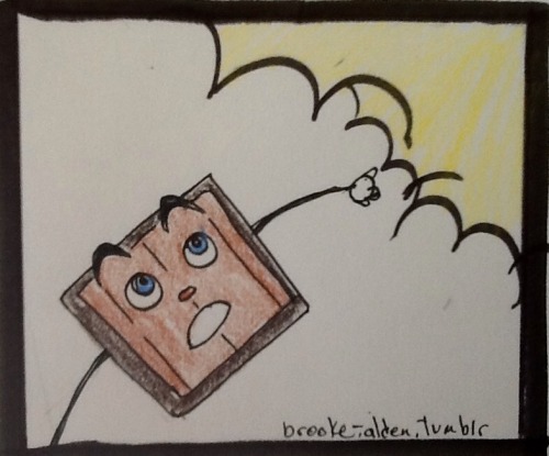 brooke-alden:I generally don’t do too much fan art, but I fell in love with the concept of Tiny Box Tim from Markiplier that appeared in my YouTube recommended. I’m not deep enough into the mythology of Markiplier to know all about the pink mustache—my
