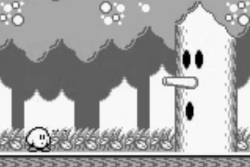 nothingbutgames:  Whispy Wood’s appearance through the Kirby