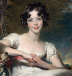 artisticinsight:Detail of Lady Maria Conyngham, c. 1825, by Thomas