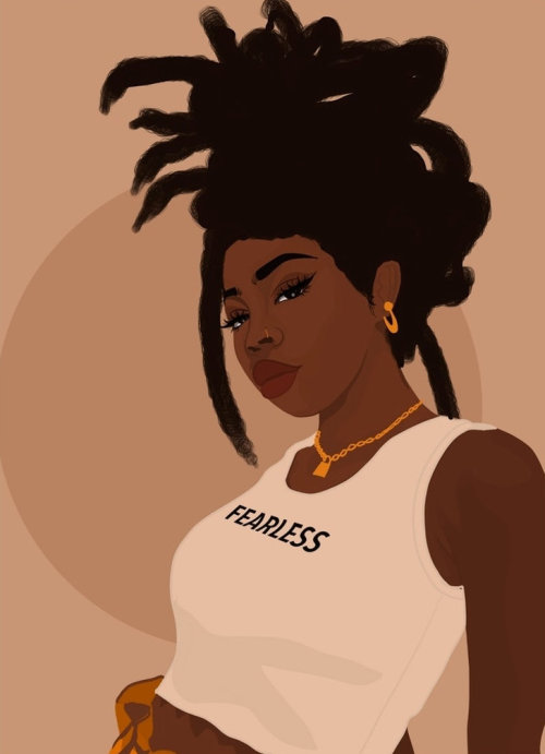fyblackwomenart:  Fearless by   Princella Seripenah  