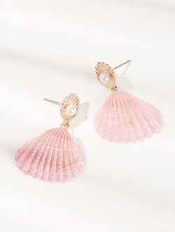 softjoy:  cute shell drop earrings  // ū.00