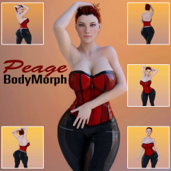 Beautiful and Curvy new morph slider created by guhzcoituz for your Genesis 3 Females! Compatble with Daz Studio 4.8 and up! It’s about time G3F got that curvy body she’s been wanting! Check the link for more info and pics! Peage BodyMorph For G3F