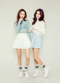 korean-dreams-girls:  Sung Kyung & JinSil - January 27, 2016