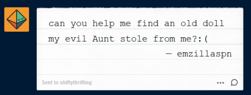 shiftythrifting:  We have the tumblr ‘fan mail’ thing turned
