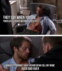 mishasminions:  WHEN CAS’ LIFE FLASHES BEFORE HIS EYES, HE
